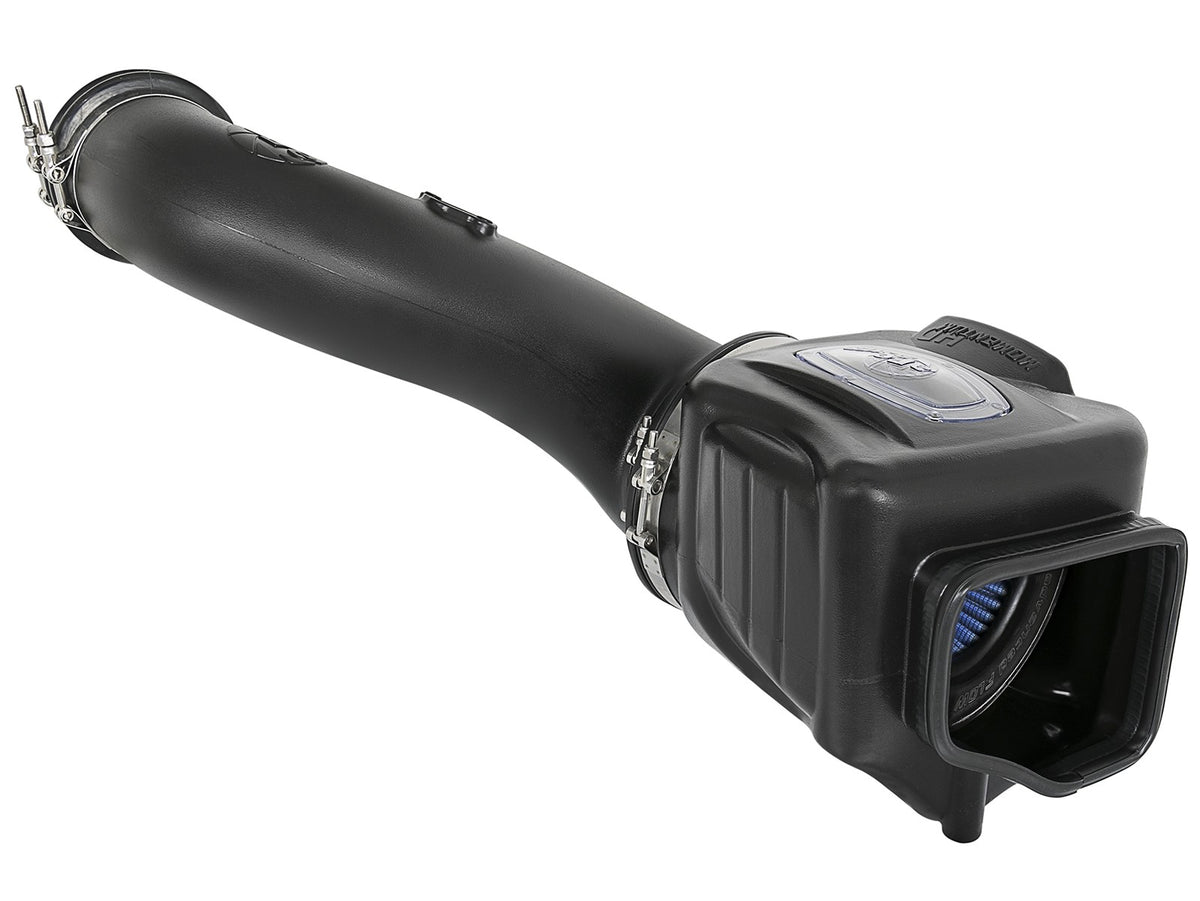 Momentum HD Cold Air Intake System w/ Pro 10R Filter GM Diesel Trucks 07.5-10 V8-6.6L (td) Lmm aFe Power-1