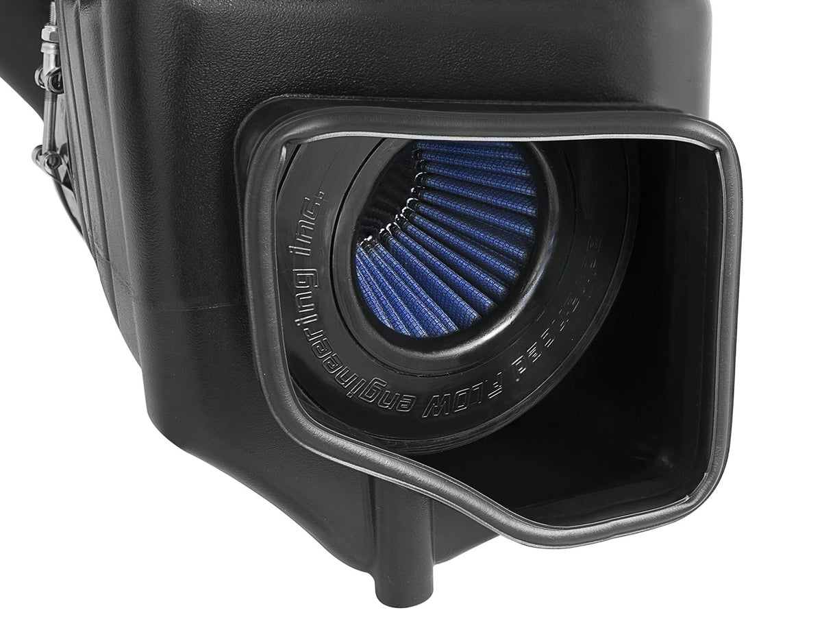 Momentum HD Cold Air Intake System w/ Pro 10R Filter GM Diesel Trucks 07.5-10 V8-6.6L (td) Lmm aFe Power-2