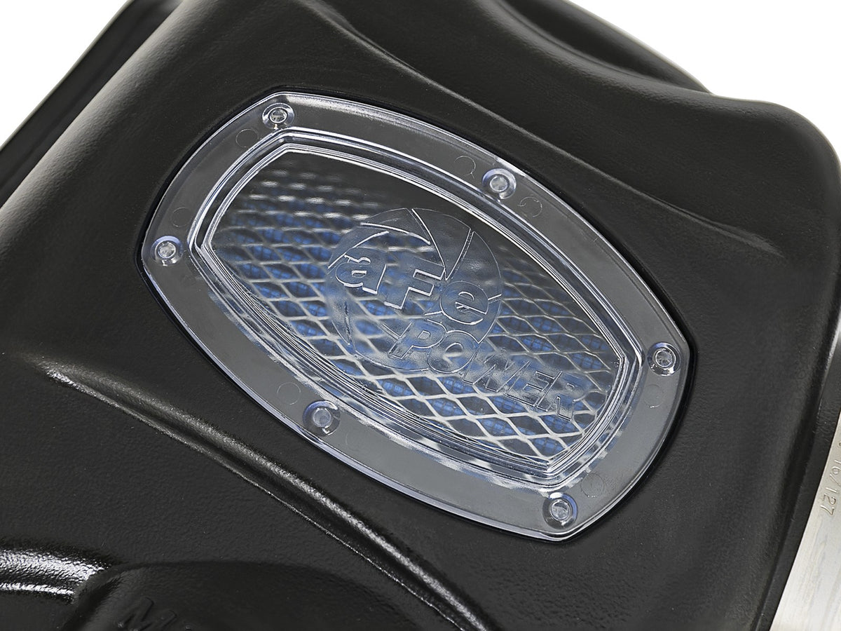 Momentum HD Cold Air Intake System w/ Pro 10R Filter GM Diesel Trucks 07.5-10 V8-6.6L (td) Lmm aFe Power-5
