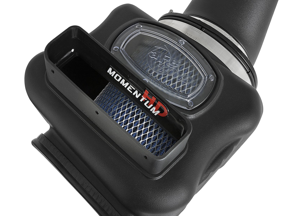 Momentum HD Cold Air Intake System w/ Pro 10R Filter GM Diesel Trucks 17-19 V8-6.6L (td) L5P aFe Power-4