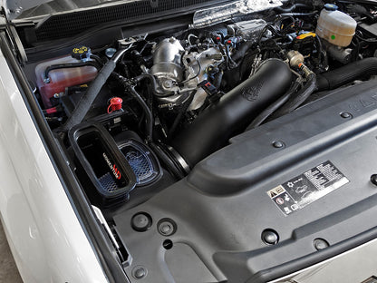 Momentum HD Cold Air Intake System w/ Pro 10R Filter GM Diesel Trucks 17-19 V8-6.6L (td) L5P aFe Power-6