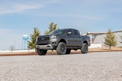 3.5 Inch Lift Kit N3 Cast Steel Knuckles Ford Ranger 4WD (2019-2023) Rough Country-3
