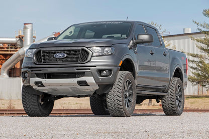 3.5 Inch Lift Kit N3 Cast Steel Knuckles Ford Ranger 4WD (2019-2023) Rough Country-4