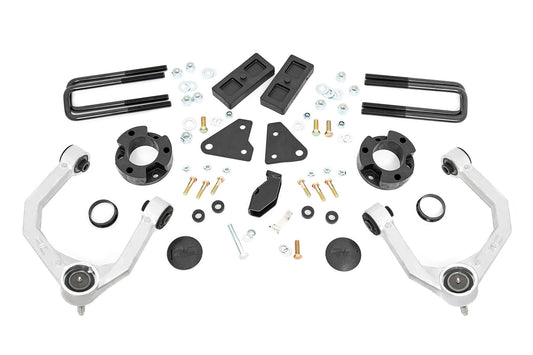 3.5 Inch Lift Kit Forged Alum UCA Cast Steel Knucles Ford Ranger (19-23) Rough Country