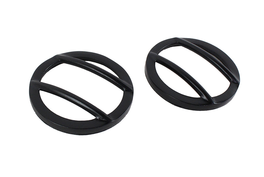 Kentrol Jeep JK Side Marker Covers Pair 07-18 Wrangler JK Powdercoat Black Kentrol