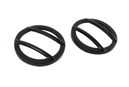 Jeep JK Side Marker Covers Pair 07-18 Wrangler JK Powdercoat Black Kentrol-1