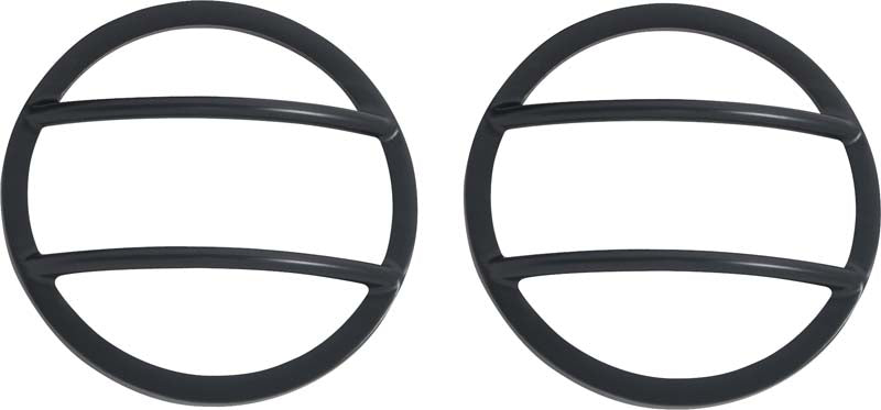 Kentrol Jeep JK Front Marker Covers Pair 07-18 Wrangler JK Powdercoat Black Kentrol