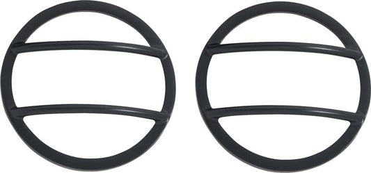 Kentrol Jeep JK Front Marker Covers Pair 07-18 Wrangler JK Powdercoat Black Kentrol