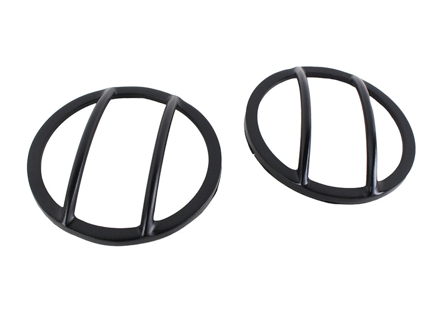 Kentrol Jeep JK Front Marker Covers Pair 07-18 Wrangler JK Powdercoat Black Kentrol