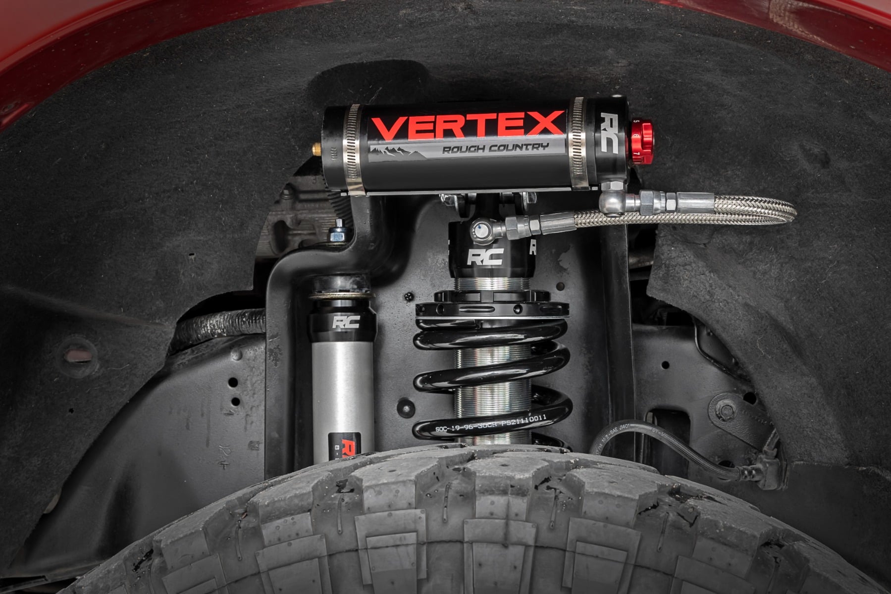 4.5 Inch Coilover Conversion Upgrade Kit Vertex/V2 Ford F-250/F-350 Super Duty (05-22) Rough Country-3