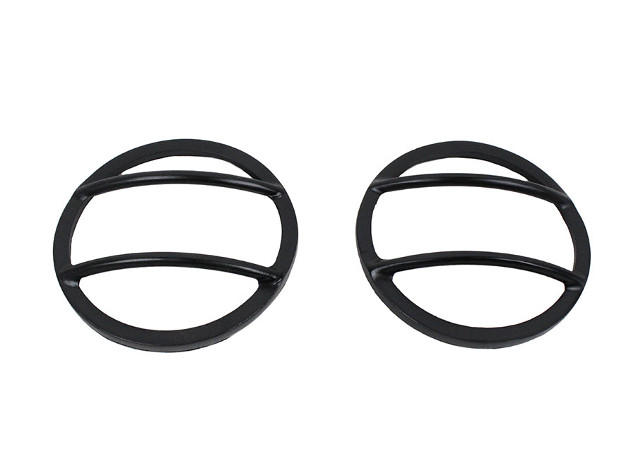 Kentrol Jeep JK Fog Light Cover Pair 07-18 Wrangler JK Powdercoat Black Kentrol