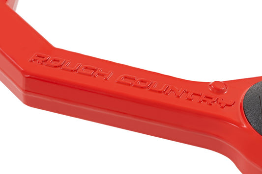 Red Upper Control Arms 3.5 Inch Lift Ford Ranger 4WD (2024-2025) Rough Country-1
