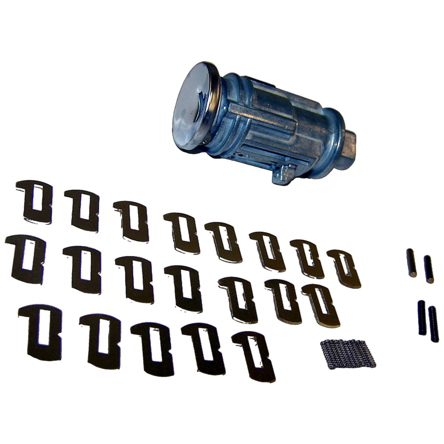 Coded Ignition Cylinder with 2 Non-Transponder Keys for Select 97-07 Jeep Models Crown Automotive-3
