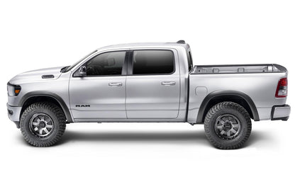 Black Extendafender Style Smooth Finish Rear Fender Flares For 2019-2022 Ram 1500 Will Not Fit Rebel And Trx Models Bushwacker-1