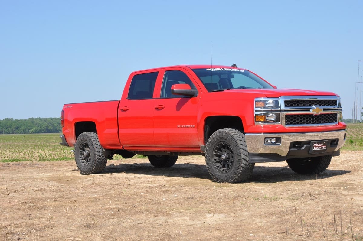 N3 Leveling Struts 2 Inch Loaded Strut Silverado/Sierra 1500 Truck & SUV (07-14) Rough Country-4