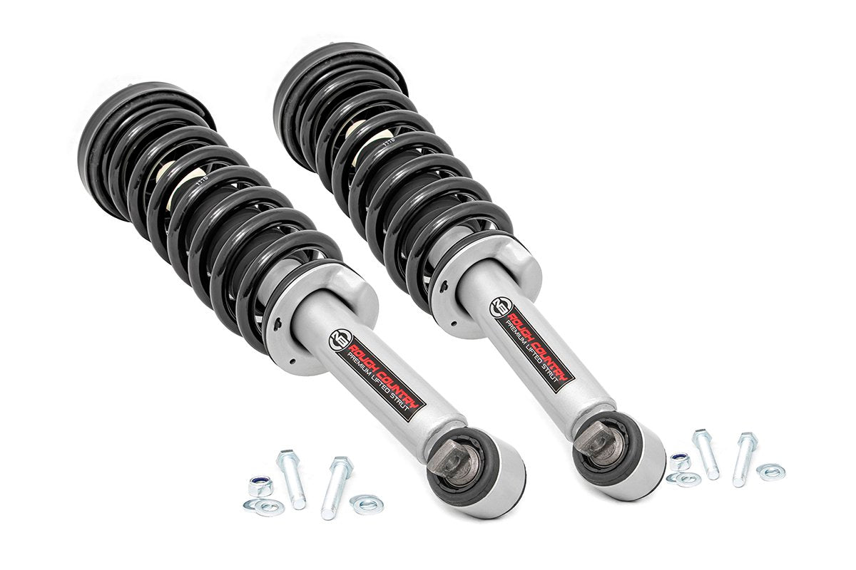 Rough Country 2.0 Inch Ford Front Leveling Strut Kit 14-20 F-150 2WD Rough Country