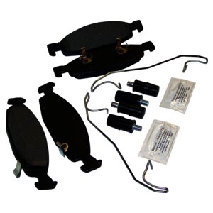 Front Brake Pad Master Kit for 99-02 Grand Cherokee w/ Teves (Black) Calipers Crown Automotive-2