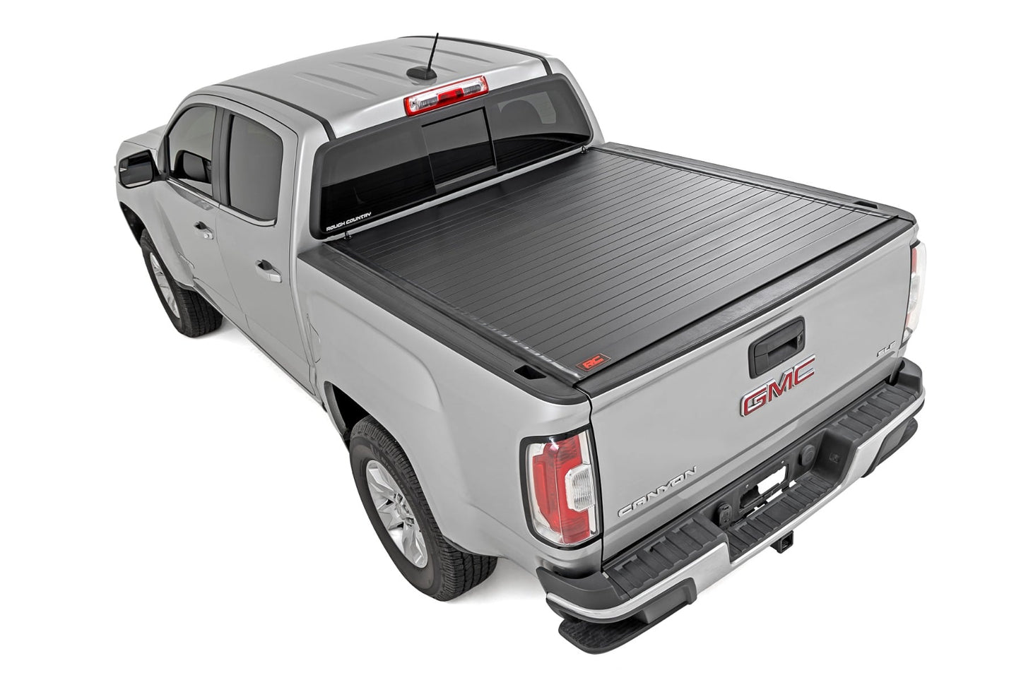 Hard Roll Up Bed Cover 5 Foot Bed Chevy/GMC Canyon/Colorado 2WD/4WD (15-22) Rough Country-2