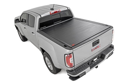 Hard Roll Up Bed Cover 5 Foot Bed Chevy/GMC Canyon/Colorado 2WD/4WD (15-22) Rough Country-2