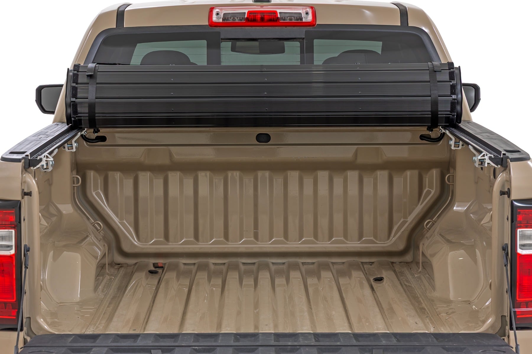 Hard Roll Up Bed Cover 5 Foot Bed Chevy/GMC Canyon/Colorado 2WD/4WD (23-26) Rough Country-3