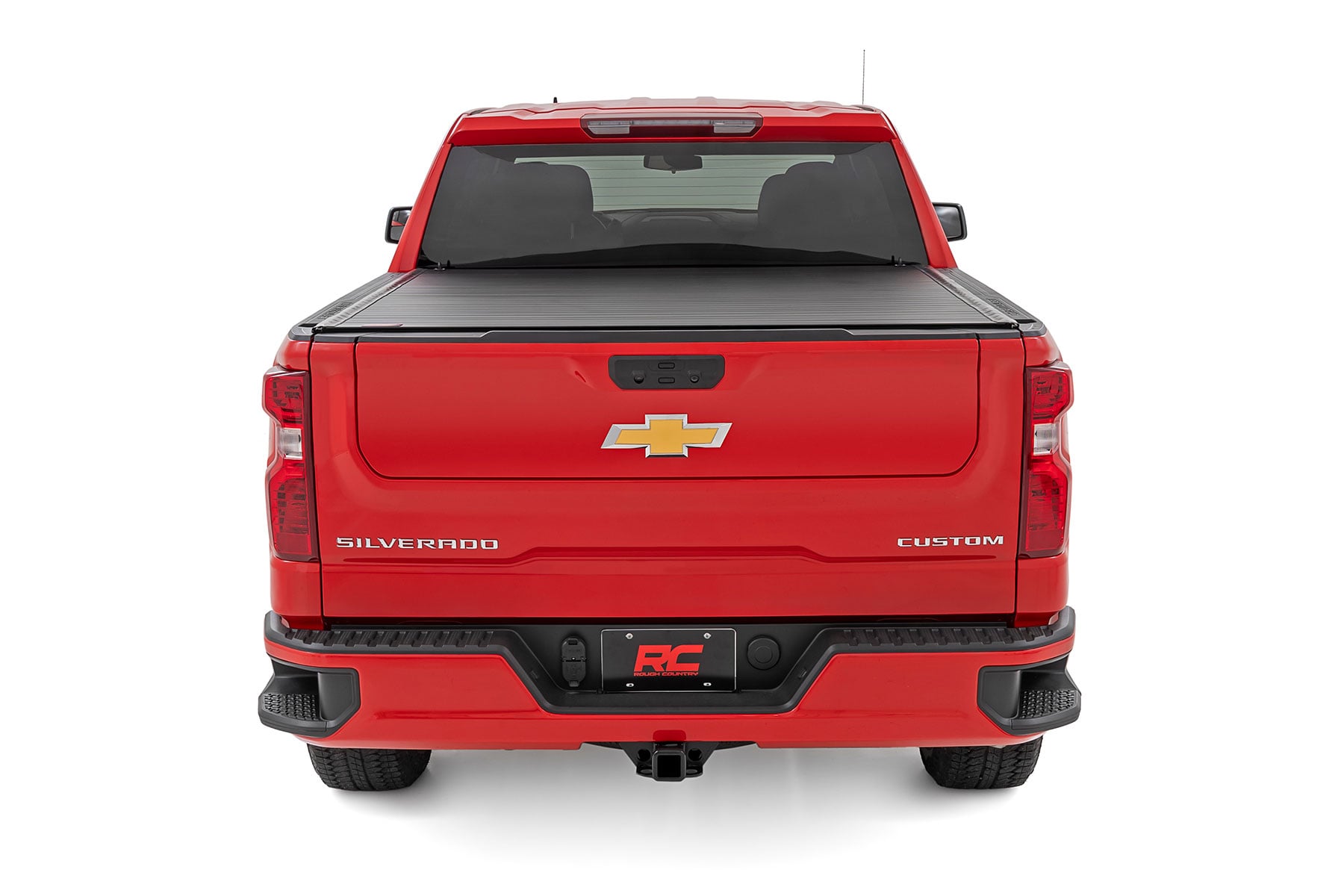 Hard Roll Up Bed Cover 5 Foot 10 Inch Bed Chevy/GMC Sierra 1500 (19-26)/Silverado 1500 (19-26) Rough Country-3