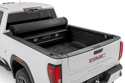 Hard Roll Up Bed Cover 6 Foot 9 Inch Bed Chevy/GMC Silverado/Sierra 2500HD/3500HD (20-26) Rough Country-1