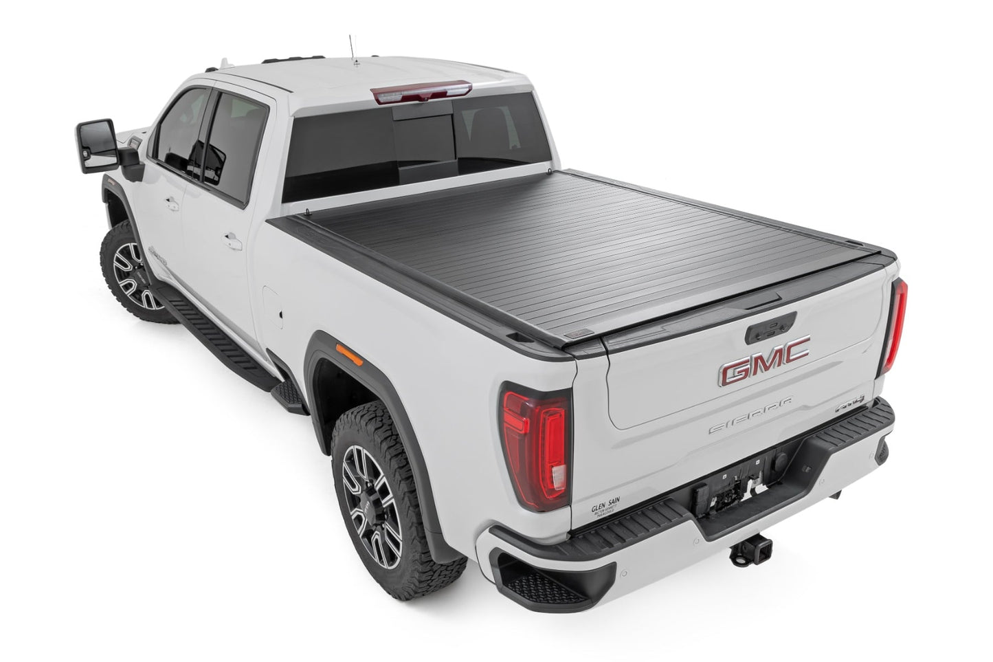 Hard Roll Up Bed Cover 6 Foot 9 Inch Bed Chevy/GMC Silverado/Sierra 2500HD/3500HD (20-26) Rough Country-2