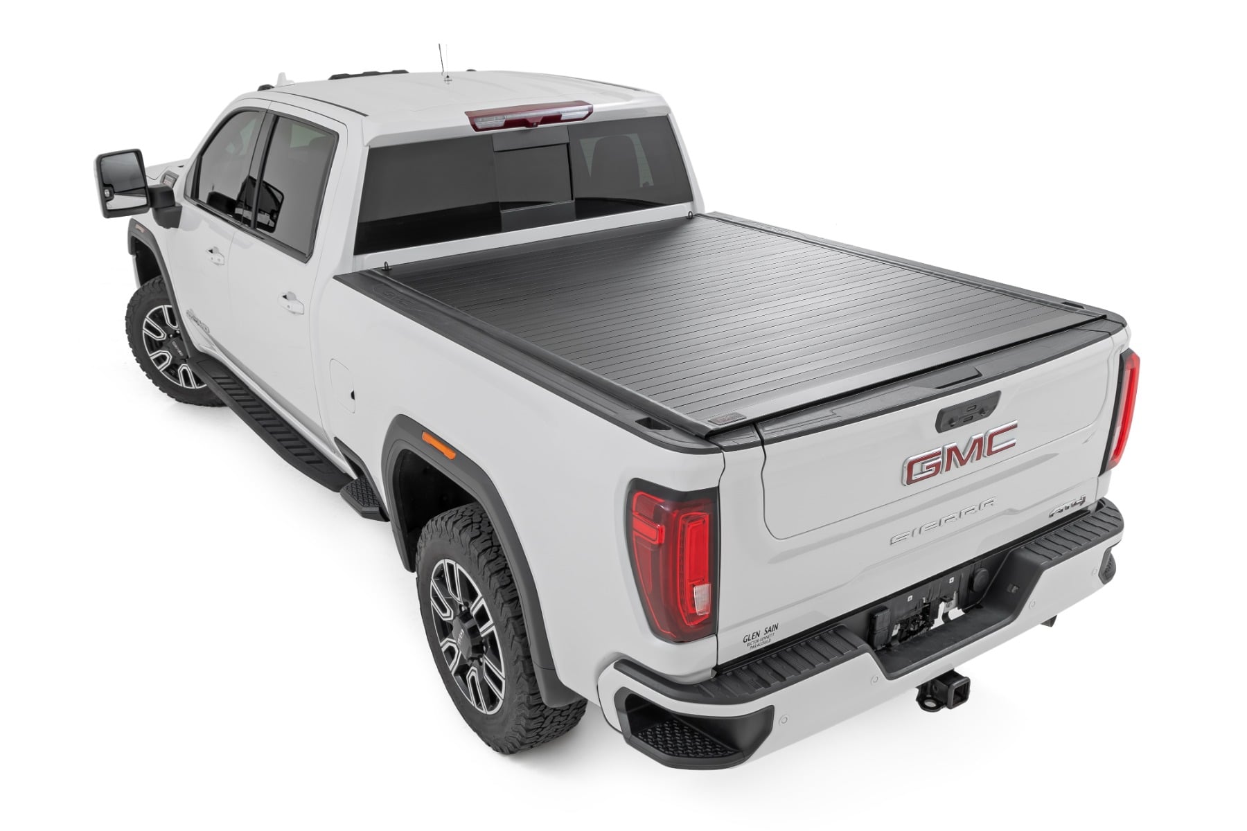 Hard Roll Up Bed Cover 6 Foot 9 Inch Bed Chevy/GMC Silverado/Sierra 2500HD/3500HD (20-26) Rough Country-2