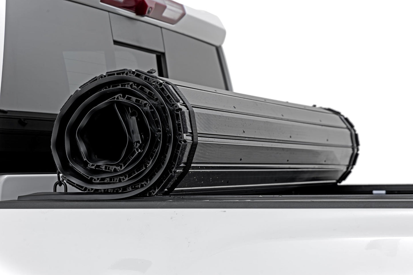 Hard Roll Up Bed Cover 6 Foot 9 Inch Bed Chevy/GMC Silverado/Sierra 2500HD/3500HD (20-26) Rough Country-3