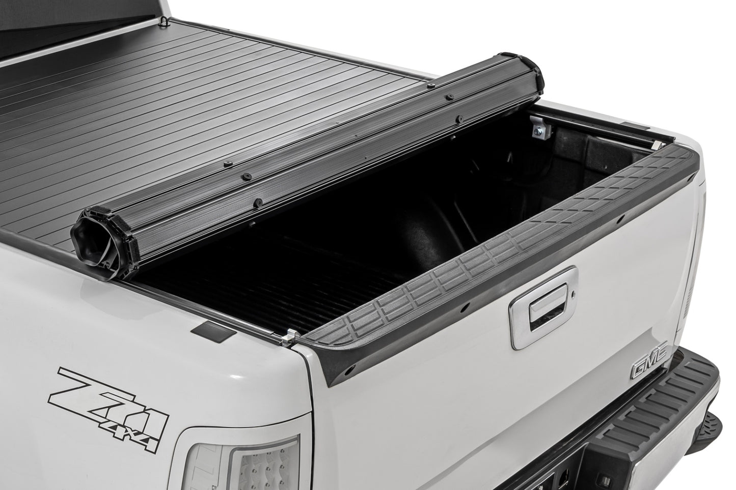 Hard Roll Up Bed Cover 5 Foot 9 Inch Bed Silverado/Sierra 1500 (07-13) Rough Country-2