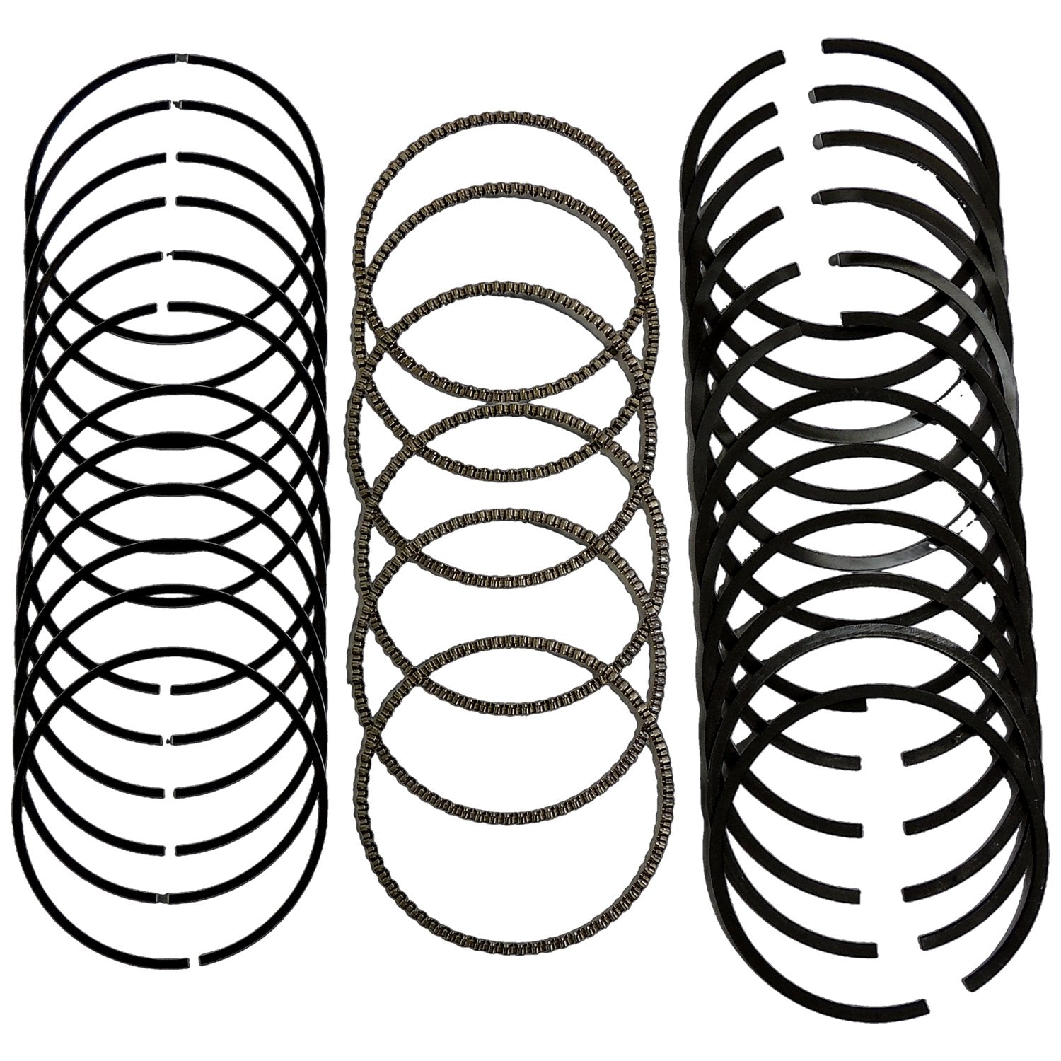 Std. Piston Ring Set for Jeep Liberty, 05-10 Grand Cherokee, Commander w/ 3.7L Crown Automotive-1