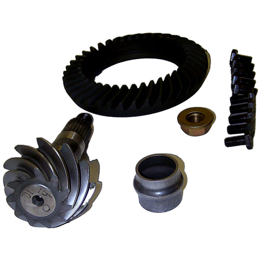 Ring and Pinion for Various Jeep XJ, WJ, WG Models w/ D30 Front Axle, 3.55 Ratio Crown Automotive-1