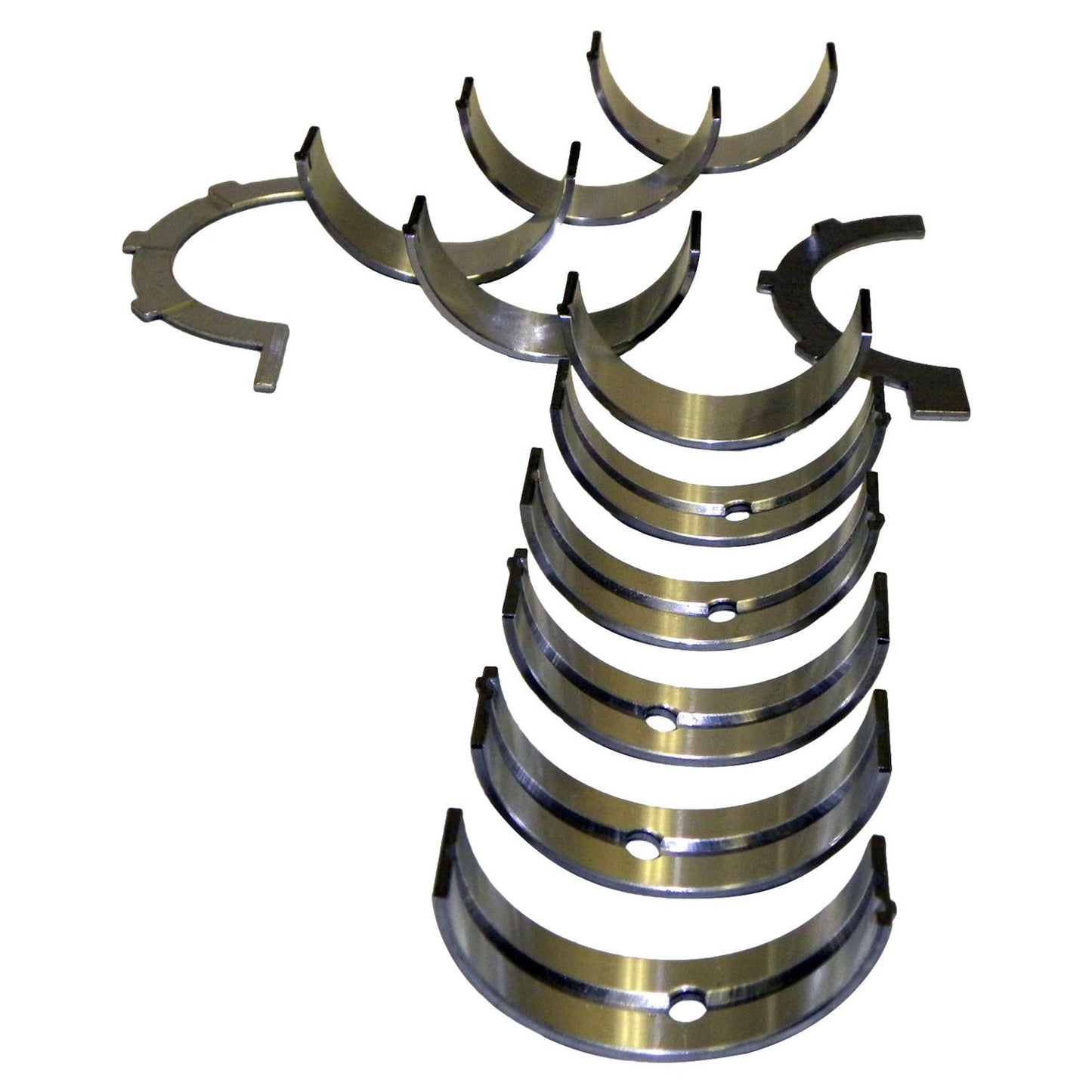 Crankshaft Main Bearing Set (.010 Inch) for Select Jeep WK, WJ, XK w/ 4.7L Engine Crown Automotive