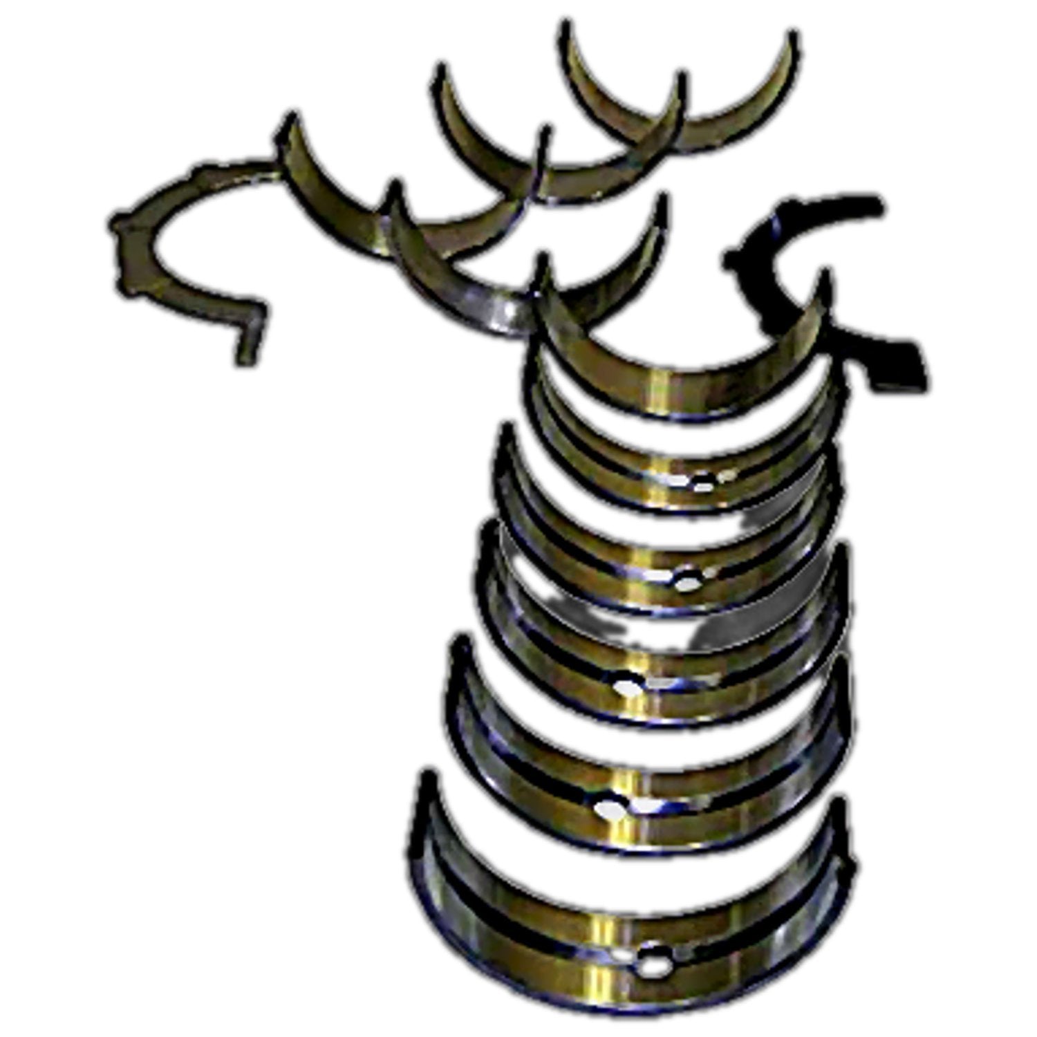 Crankshaft Main Bearing Set (.010 Inch) for Select Jeep WK, WJ, XK w/ 4.7L Engine Crown Automotive-1