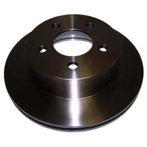 Front Brake Rotor for 1999-2006 TJ Wrangler, XJ Cherokee w/ 1-Piece Cast Rotor Crown Automotive-2