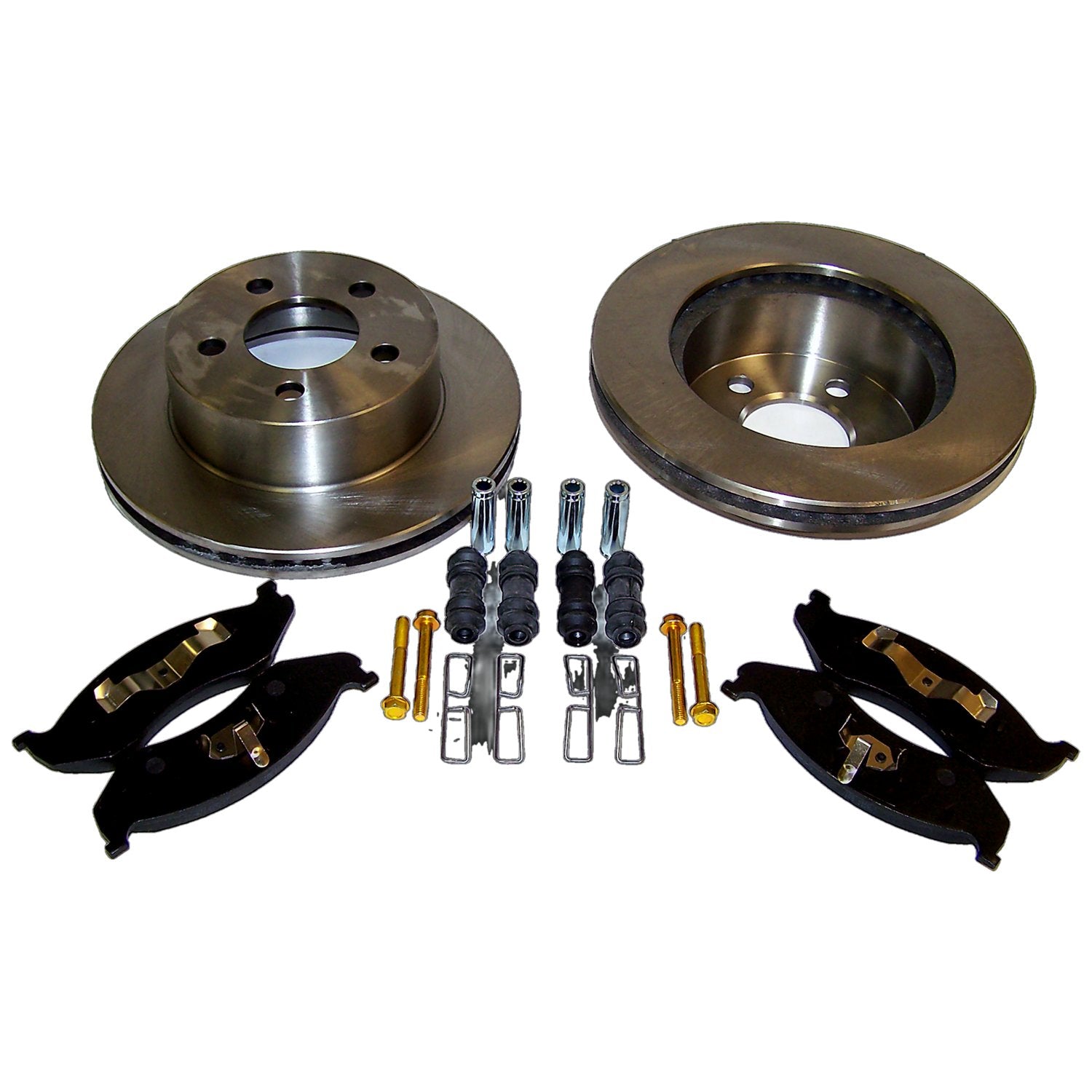 Front Disc Brake Serv. Kit for 99-06 Jeep TJ Wrangler, XJ Cherokee w/ Cast Rotor Crown Automotive-1
