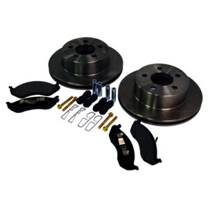 Front Disc Brake Serv. Kit for 99-06 Jeep TJ Wrangler, XJ Cherokee w/ Cast Rotor Crown Automotive-2