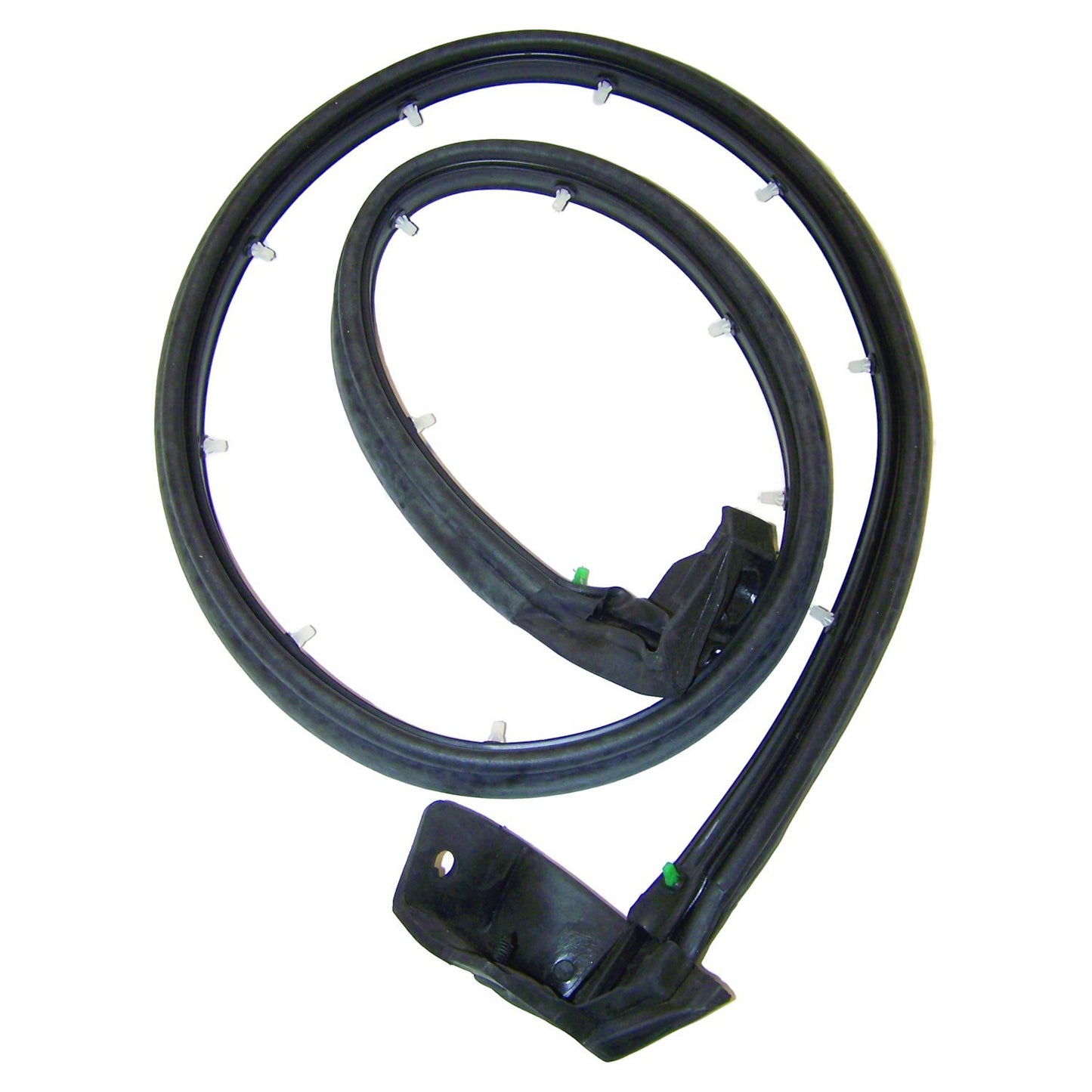 Right Door Weatherstrip for 1997-2006 Jeep TJ Wrangler w/ Half Steel Doors Crown Automotive