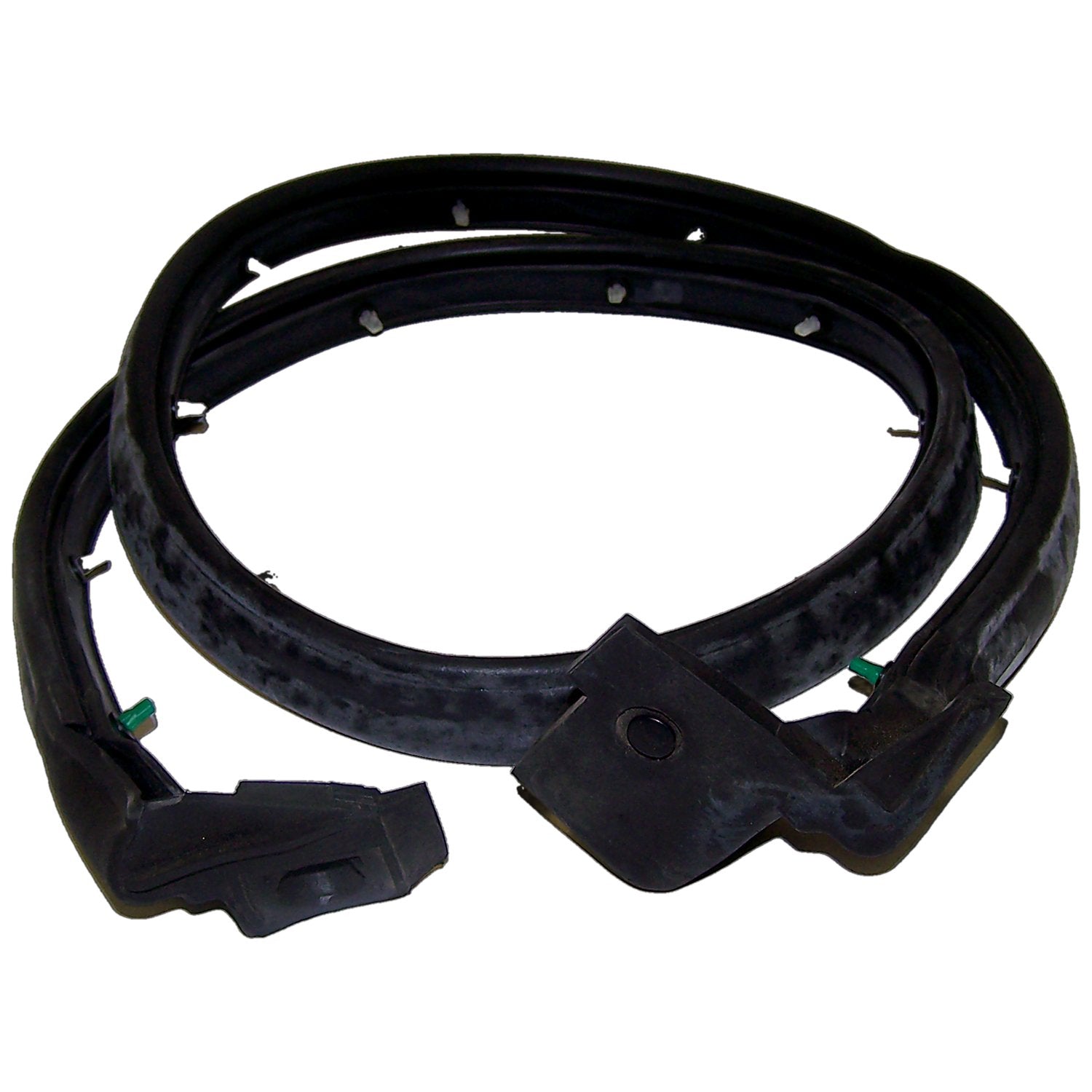 Right Door Weatherstrip for 1997-2006 Jeep TJ Wrangler w/ Half Steel Doors Crown Automotive-2