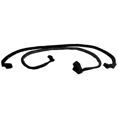 Door Weatherstrip Kit for 1997-2006 Jeep TJ Wrangler w/ Half Steel Doors Crown Automotive-1