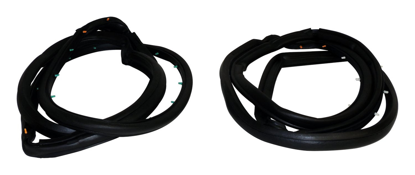 Door Weatherstrip Kit for 1997-2006 Jeep TJ Wrangler Crown Automotive