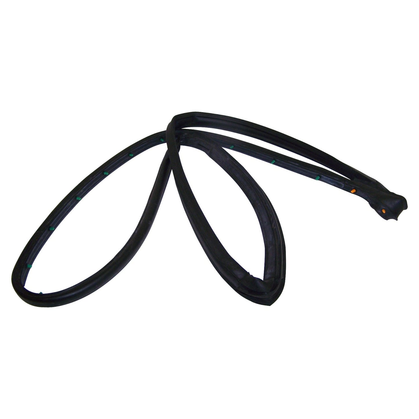 Left Door Weatherstrip for 1997-2006 Jeep TJ Wrangler w/ Full Steel Doors Crown Automotive