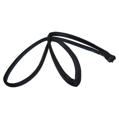 Left Door Weatherstrip for 1997-2006 Jeep TJ Wrangler w/ Full Steel Doors Crown Automotive