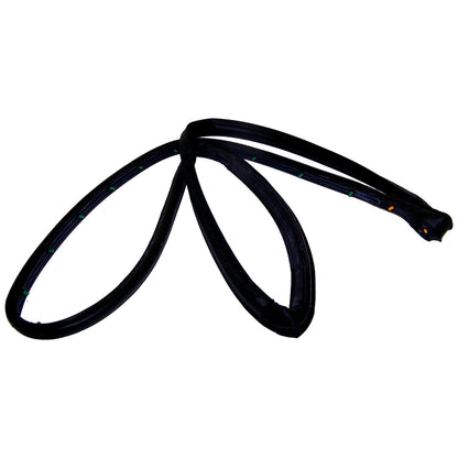 Left Door Weatherstrip for 1997-2006 Jeep TJ Wrangler w/ Full Steel Doors Crown Automotive-1