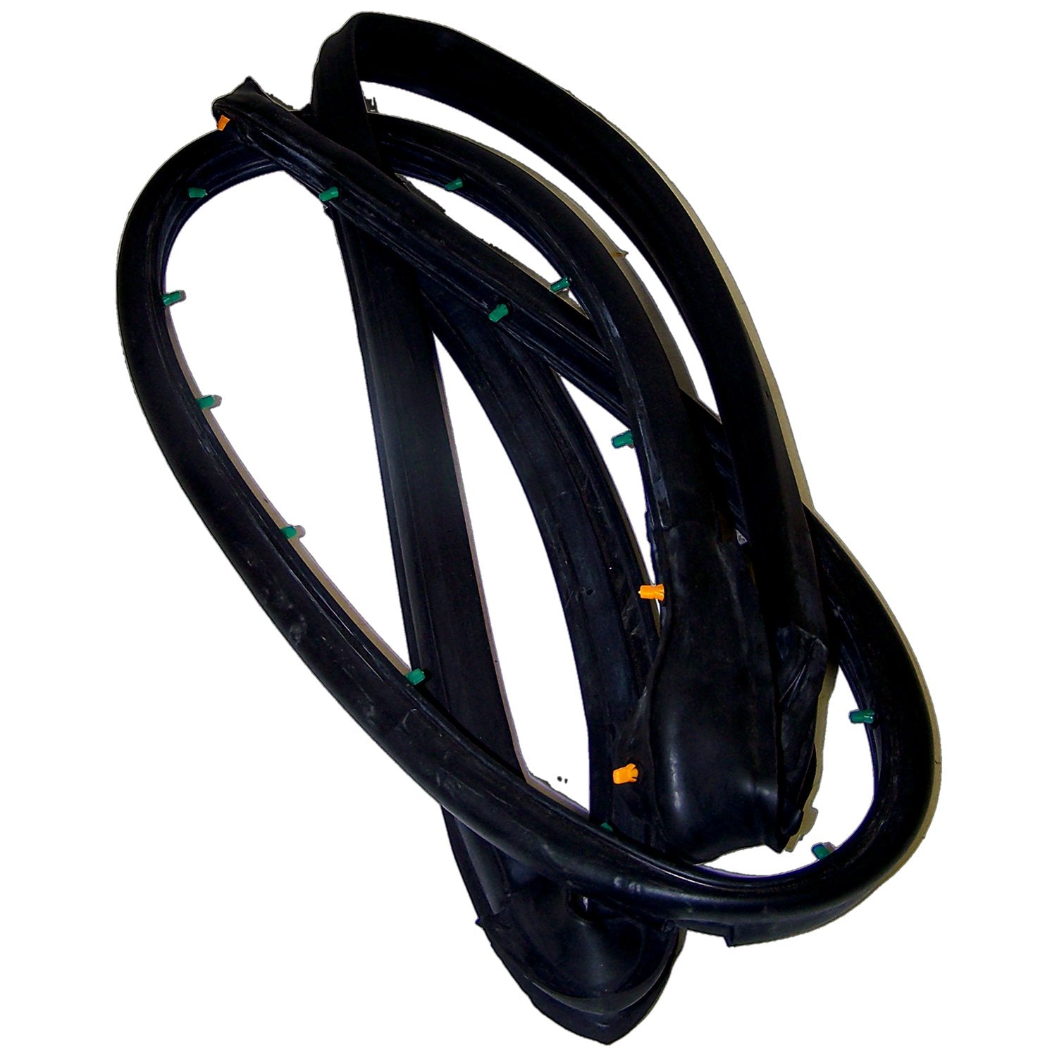 Left Door Weatherstrip for 1997-2006 Jeep TJ Wrangler w/ Full Steel Doors Crown Automotive-2