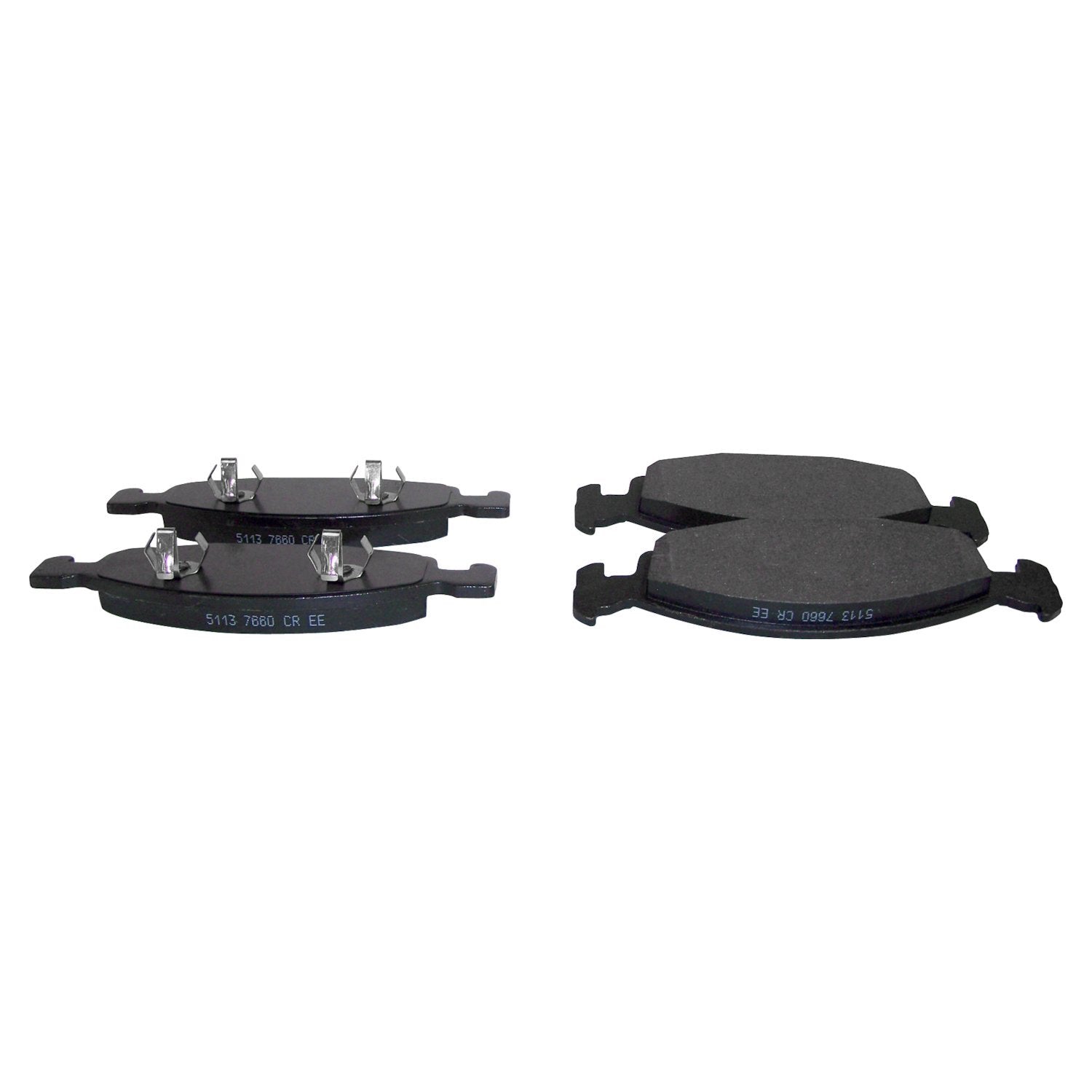 Front Brake Pad Set for 1999-2002 Jeep WJ Grand Cherokee w/ Teves Calipers Crown Automotive