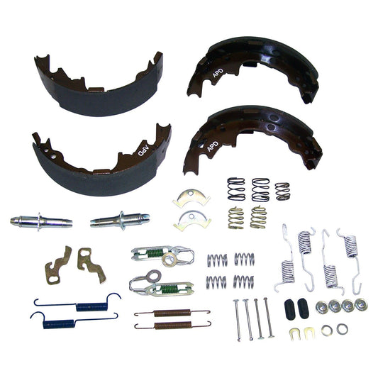 Rear Brake Shoe Master Set for Jeep 00-06 TJ Wrangler, XJ Cherokee, 9 Inch x 2-1/2 Inch Crown Automotive