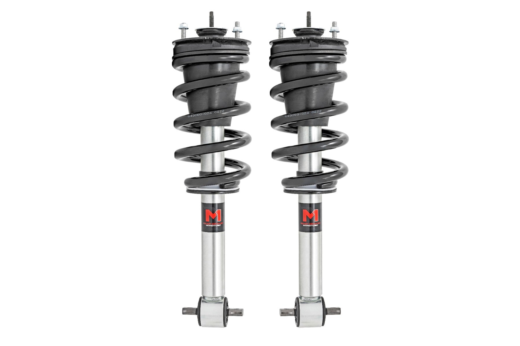 M1 Loaded Strut Pair 6 Inch Chevy Silverado 1500 2WD/4WD (2019-2026) Rough Country-2