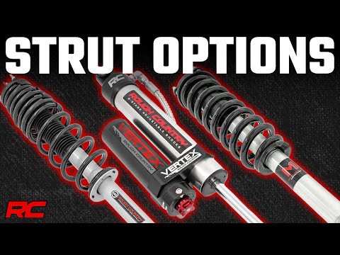 Rough Country M1 Adjustable Leveling Struts Monotube 0-2 Inch Toyota Tacoma (05-23) Rough Country