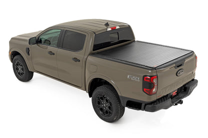 Hard Roll Up Bed Cover 5 Foot Bed Ford Ranger 2WD/4WD (2024-2026) Rough Country-2